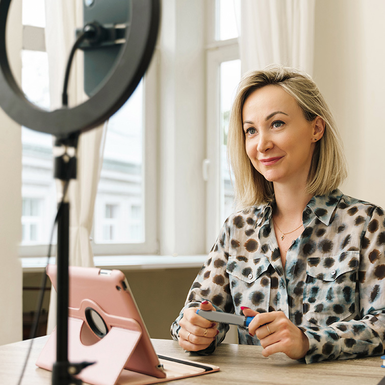 Video Conference with Light