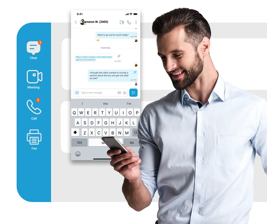 Introducing OneCloud Connect™, the all-in-one communications app for businesses of all sizes